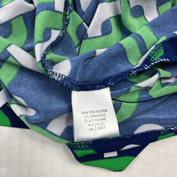 Banana Republic Work Shift Medallion Print 3/4 Sleeve Stretchy Pullover SMALL - Picture 8 of 10